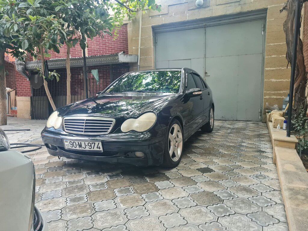 Mercedes C 180, 2.0 L, 2002 il, 959 686 km — Avtomobillər, Bakı (10)