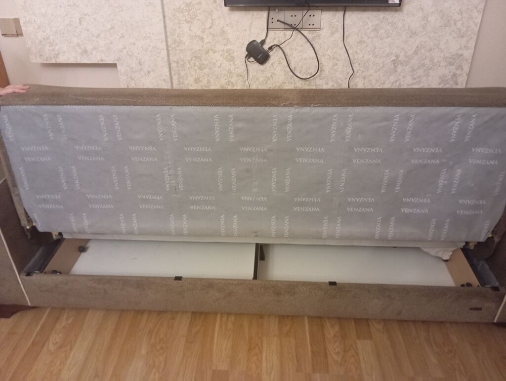 Qəhvəyi rəngdə transformasiya olunan divan - Model: Venzana (arxa — Mebel, Quba (4)
