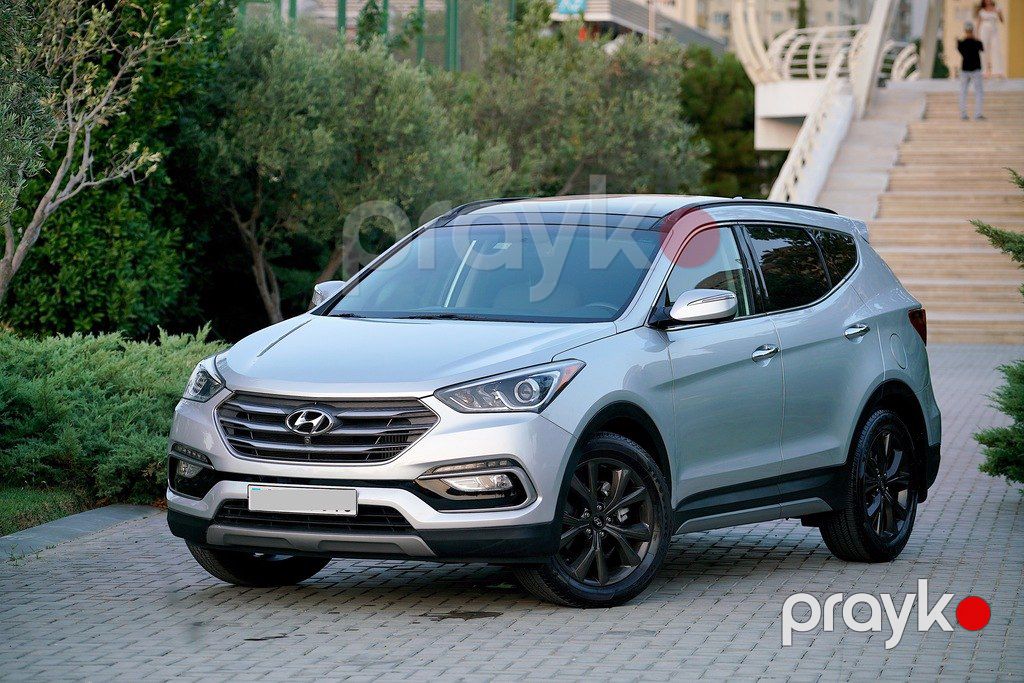 Hyundai Santa Fe, 2.0 L, 2017 il, 65 000 km — Avtomobillər, Bakı (10)