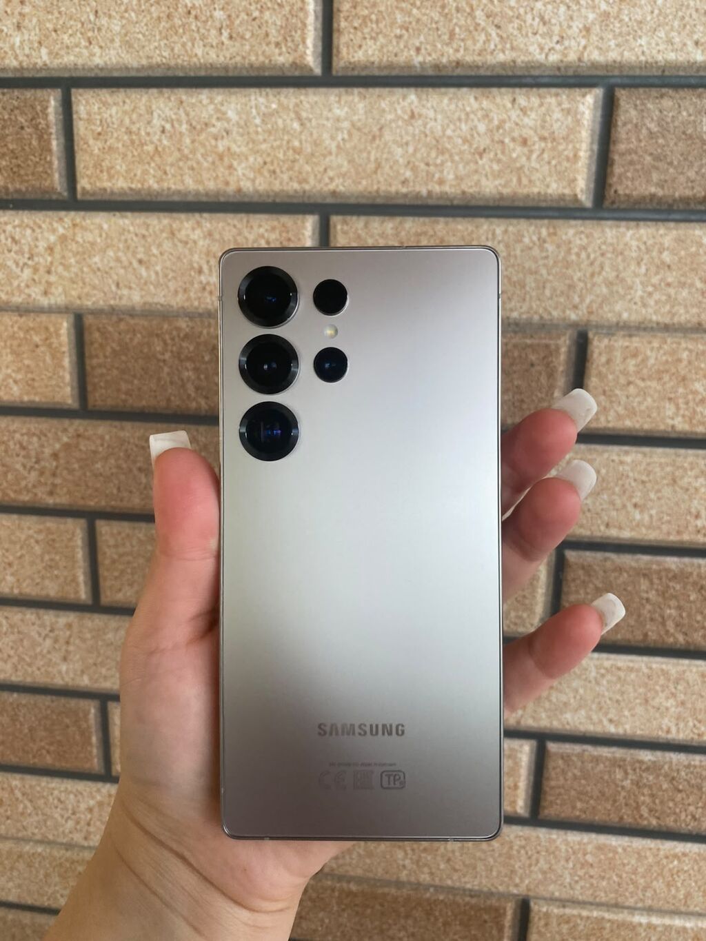 Samsung Galaxy S25 Ultra, 256 GB, rəng - Gümüşü, Face ID — Samsung, Bərdə