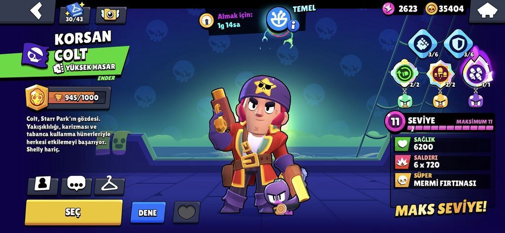 Brawl Stars oyun hesabı - Kupa yolu: 53 919 - Prestij: 22 - — Mallar, Sumqayıt (2)