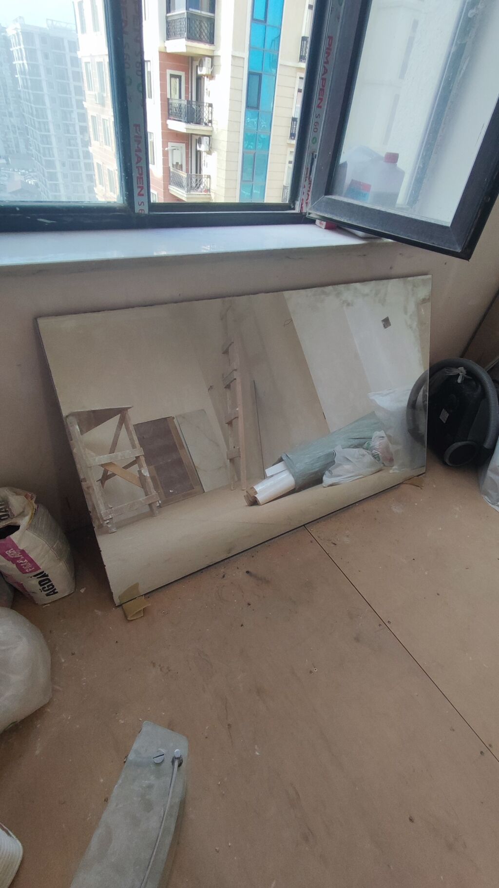 Vanna otağı dəsti – dolablı lavaboyla birlikdə, güzgü və duş paneli - — Mallar, Bakı (3)