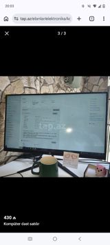 Komputer dəsti təcili satılır 430 AZN - Sistem bloku: 3 ARGB ön — Mallar