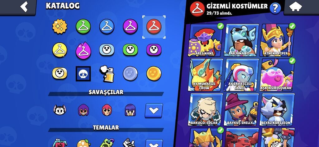 Brawl Stars hesabı – yüksək səviyyəli və dolu kontent - Kupa: 110118+ — Aksesuarlar, Qobu (8)