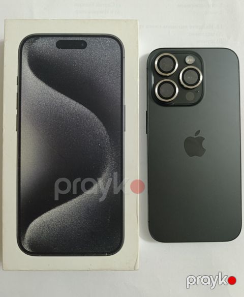 IPhone 15 Pro, 128 GB, Black Titanium, Face ID