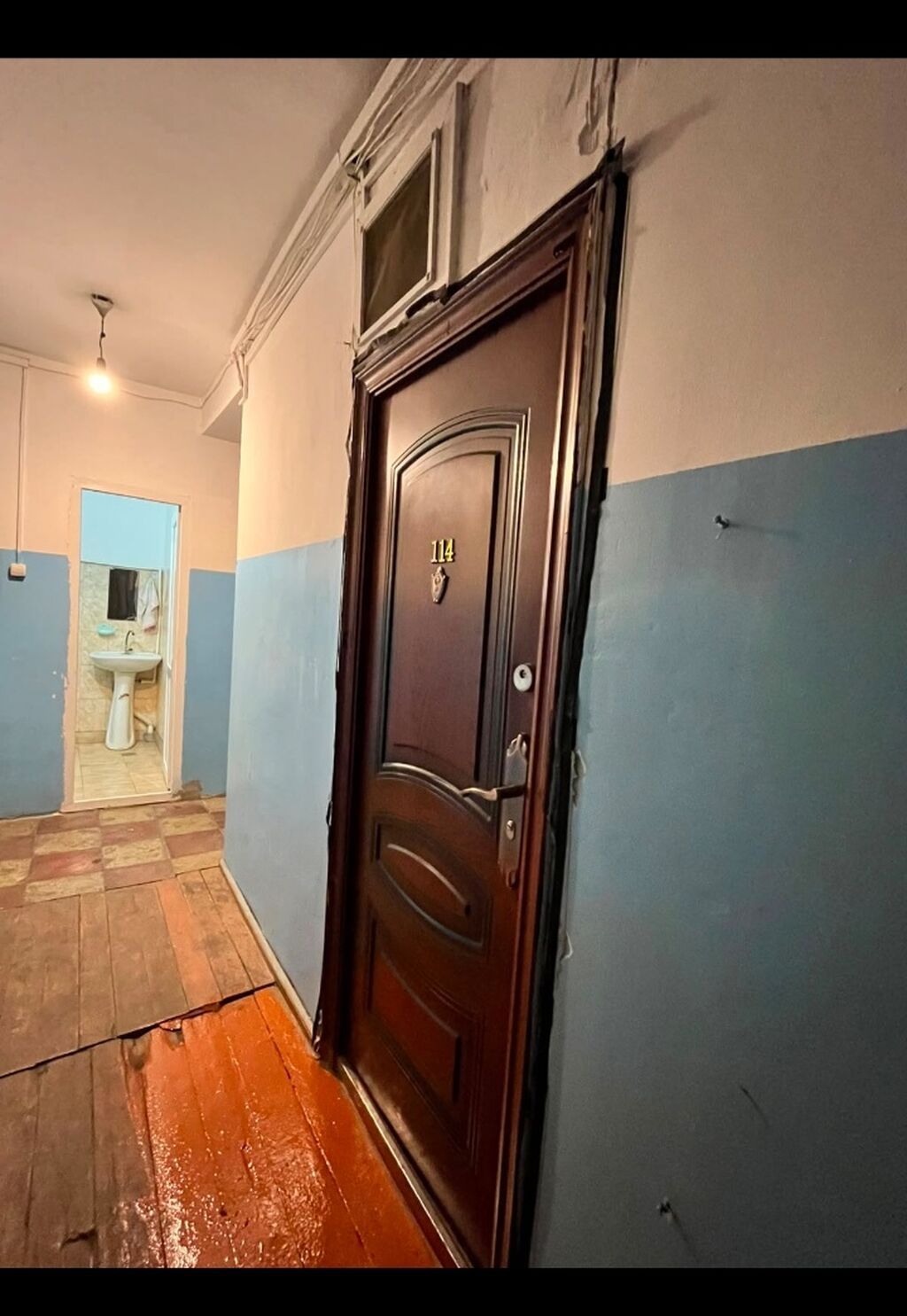 1 otaqlı mənzil (otaq+balkon görüntüləri) - Geniş, işıqlı otaq; — Daşınmaz əmlak, Sumqayıt (7)
