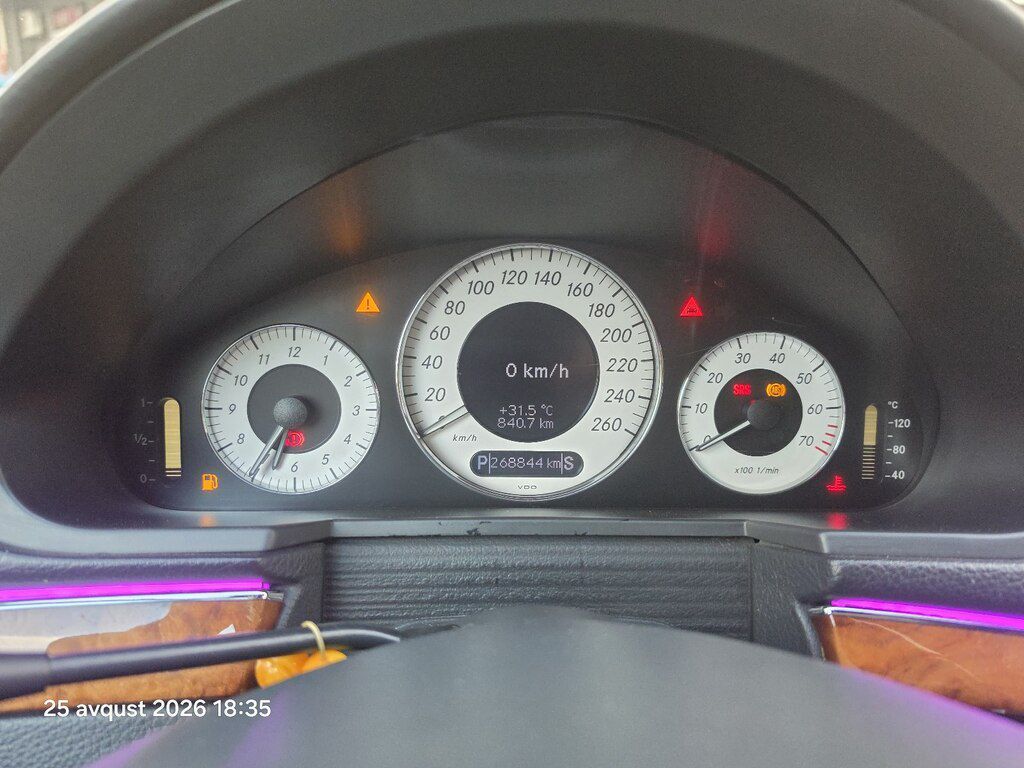 Mercedes E 240, 2.6 L, 2002 il, 268 844 km — Avtomobillər, Bakı (10)