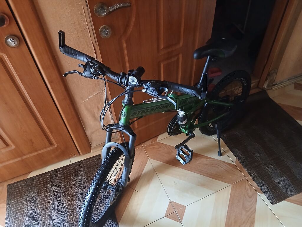Stels Sport LU-600 qatlanan velosiped - Rəng: yaşıl/qaranlıq — Velosipedlər, Bakı (2)