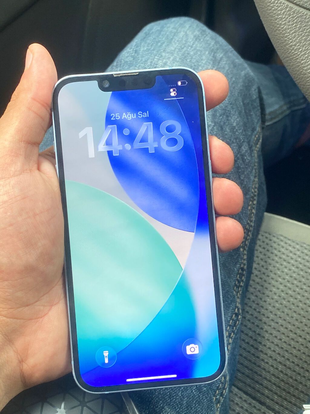 IPhone 14, 256 GB, Blue Titanium, Face ID — Apple iPhone, Bakı (2)