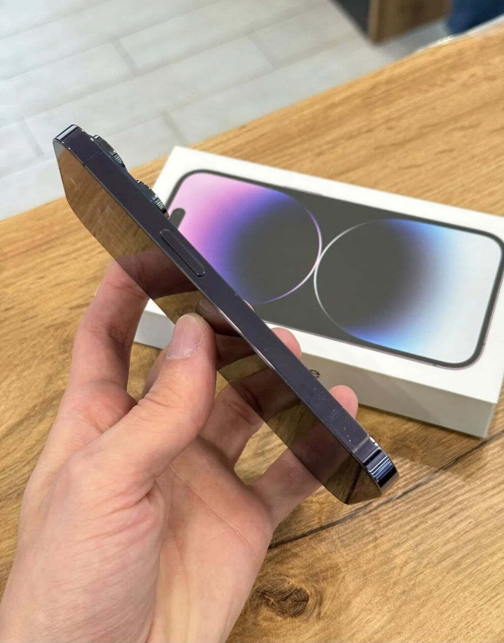 IPhone 14 Pro, 256 GB, Deep Purple, Zəmanət, Simsiz şarj, Face ID — Apple iPhone, Digah (3)
