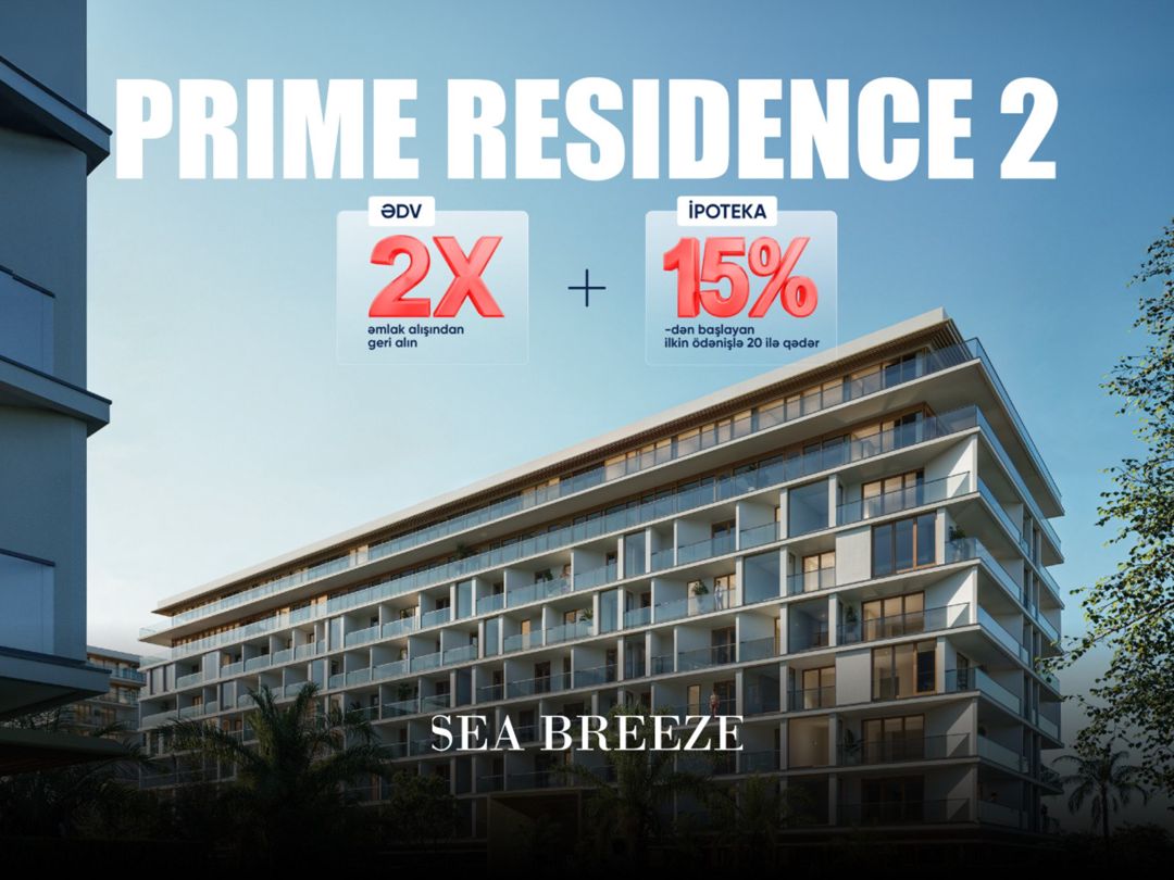 Satılır 1 otaqlı yeni tikili 54.4 m² — Mənzil, Bakı