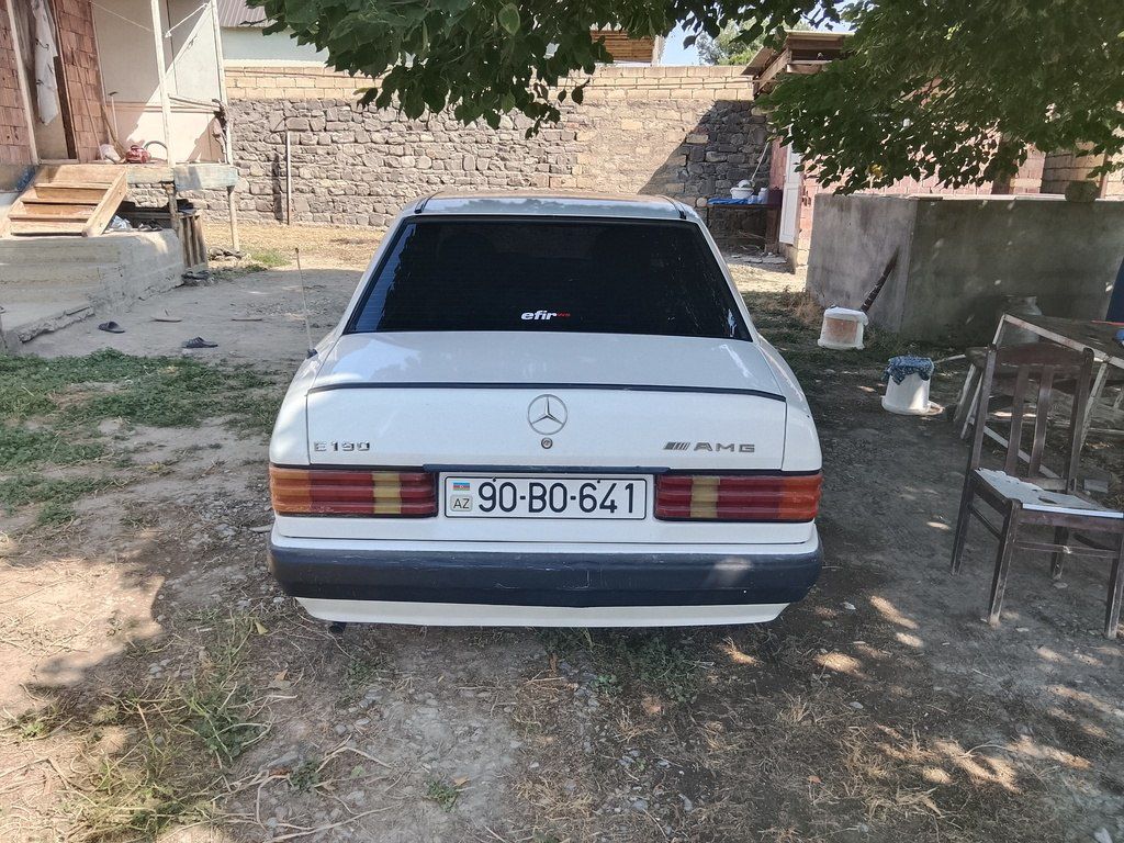 Mercedes 190, 2.0 L, 1989 il, 500 000 km — Avtomobillər, Şəki (6)