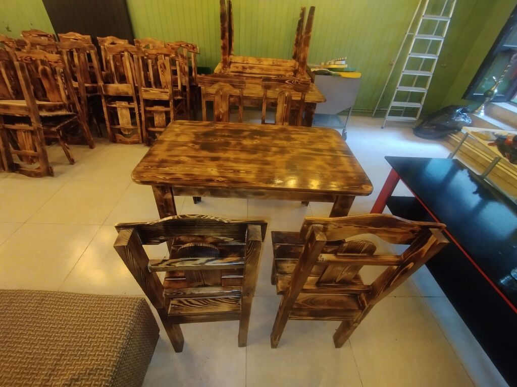 Pub,restoran,cay evi ucun 7 eded masa desti satilir Yenidir. Qiymet — Mebel, Bakı (2)