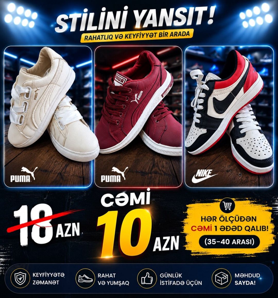 İdman ayaqqabısı — Şəxsi əşyalar, Şəki (4)