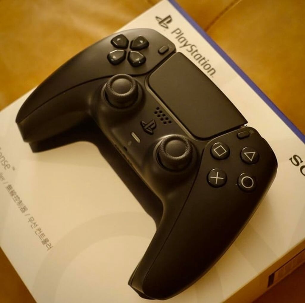 PlayStation 5 üçün DualSense simsiz idarəetmə pultu – qara rəng ela — Elektronika, Bakı (2)