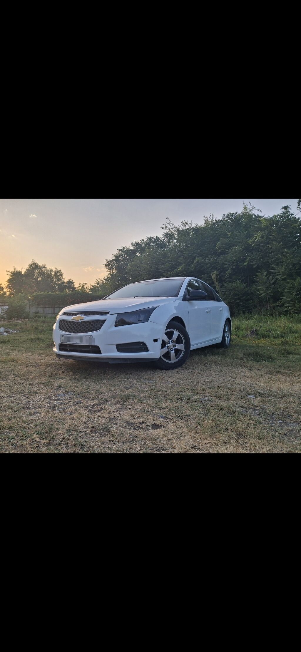 Chevrolet Cruze sedan - Kuzov: ağ rəng, 4 qapılı sedan, arxa — Avto, Bakı (7)