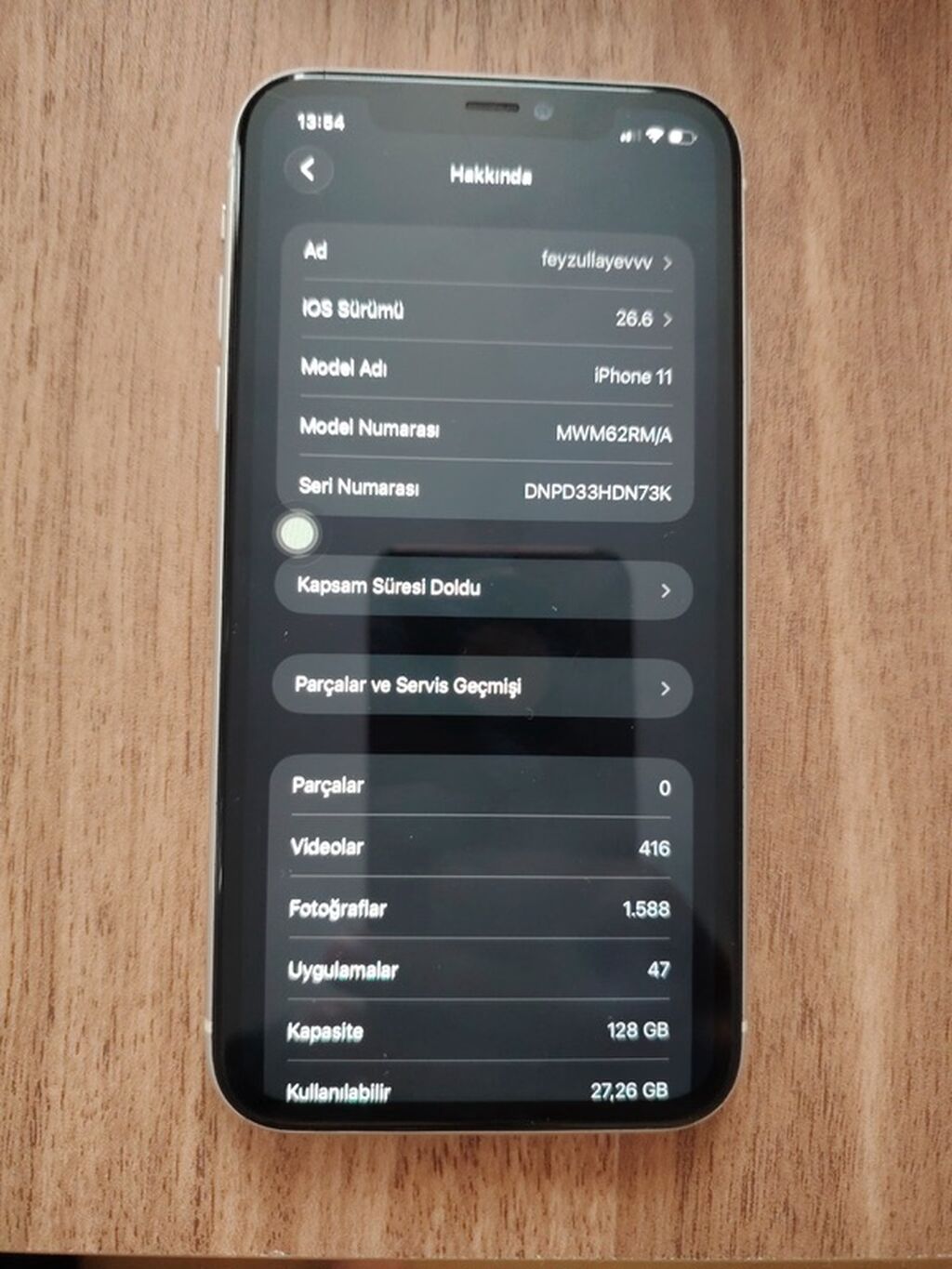 IPhone 11, 128 GB, Ağ — Apple iPhone, Biləsuvar (7)