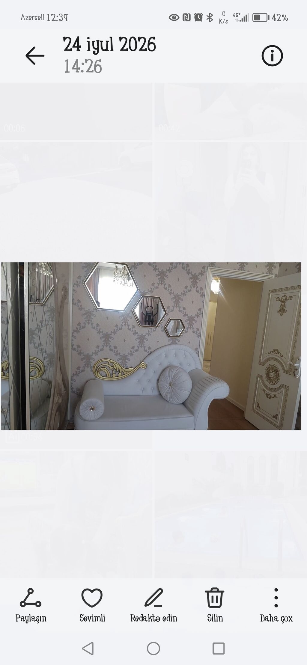 Güzgü Divar üçün, Dekorativ, Çərçivə ilə — Mallar, İsmayıllı (2)