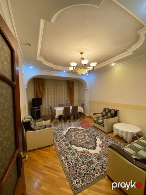 3-otaqlı yeni tikili kirayə verilir, Elmlər Akademiyası m., 110 m²
