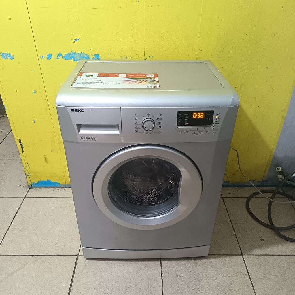 Paltaryuyan maşın Beko, 6 kq, İşlənmiş, Avtomat, Qurutma var, Kredit yoxdur, Ödənişli çatdırılma — Paltaryuyan maşınlar, Bakı