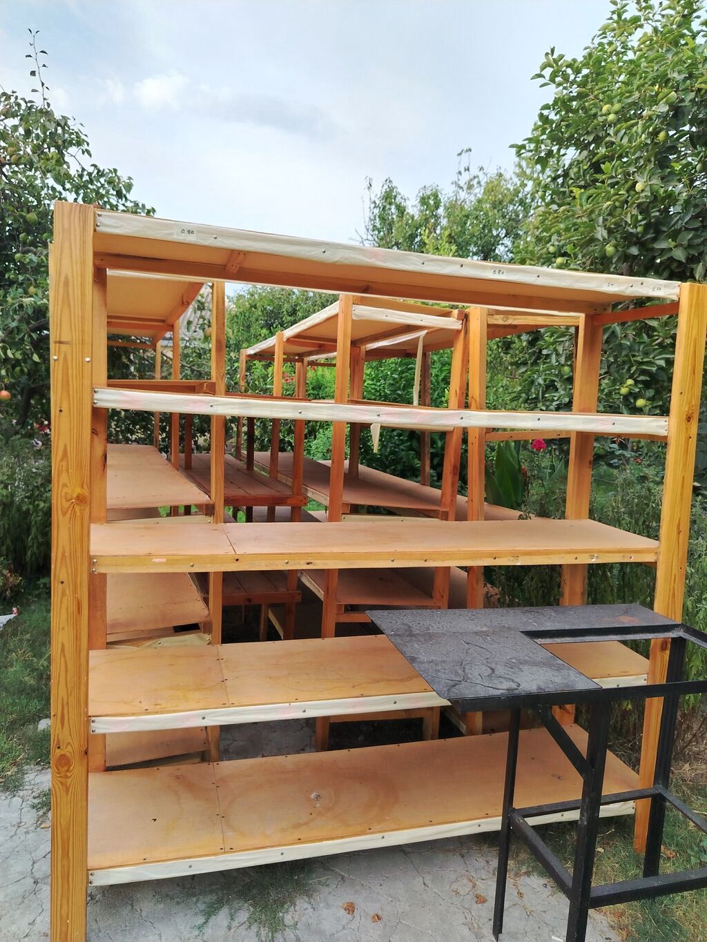 5 ədəd polka satılır 4x2 ə də polka var 2x2 ə də polkalarin qiyməti — Mebel, Ağdaş (3)