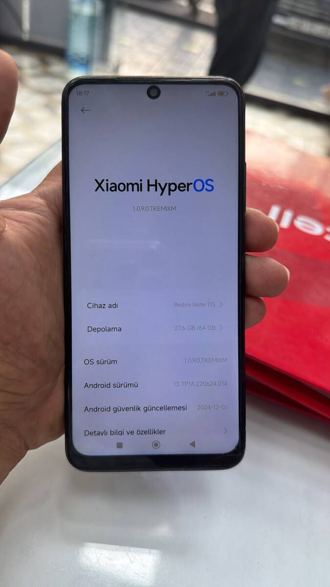 Xiaomi Redmi Note 11S Graphite Gray 64GB/6GB — Smartfonlar, Bakı