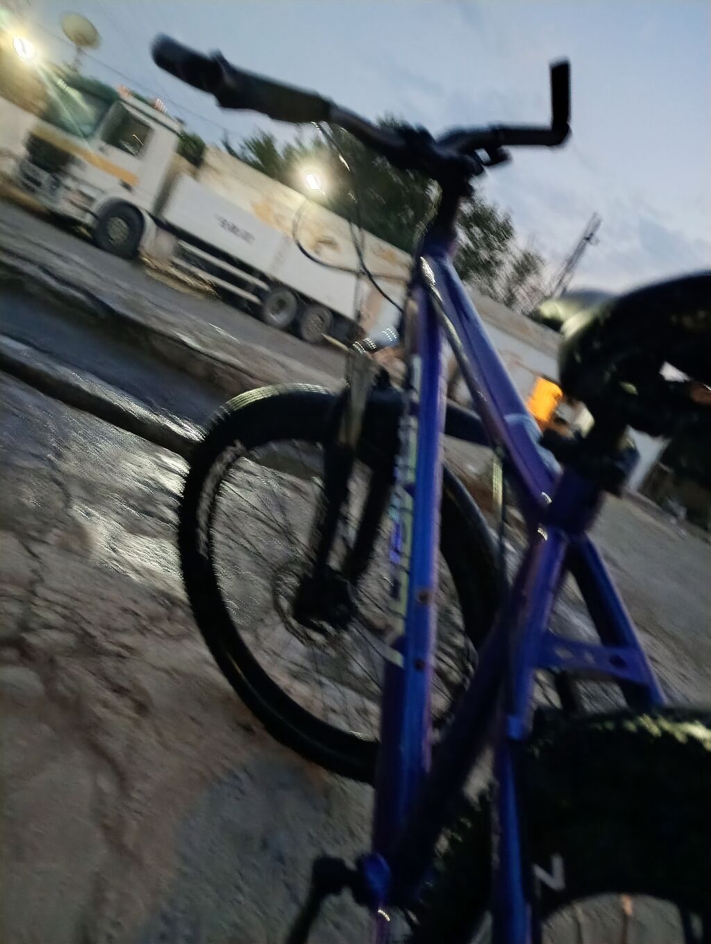 Şəhər və yüngül off-road üçün dağ velosipedi - Rəng: mavi metalik — Dağ velosipedləri, Sumqayıt (7)