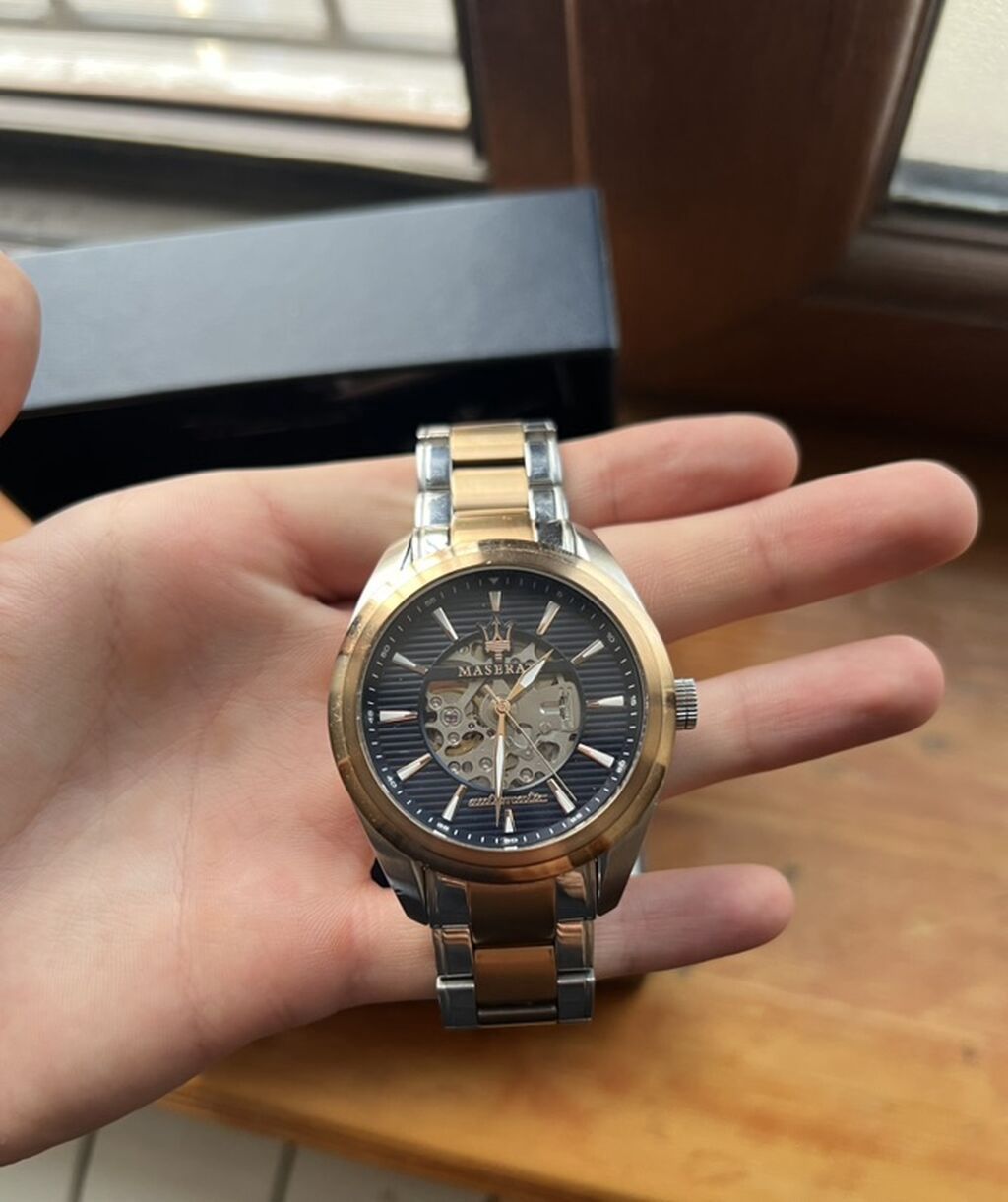 Maserati kişi qol saatı – avtomatik mexanizm - Brend: Maserati - — Qol saatları, Bakı (5)