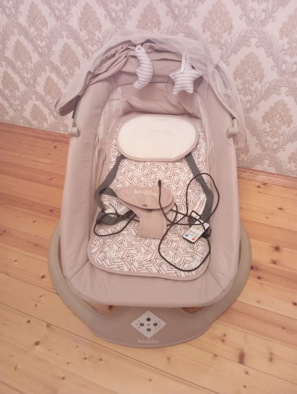Kidilo 3 in 1 Deluxe Multi‑Functional Bassinet – beşik/şəllak/uzanan — Mebel, Sumqayıt (3)
