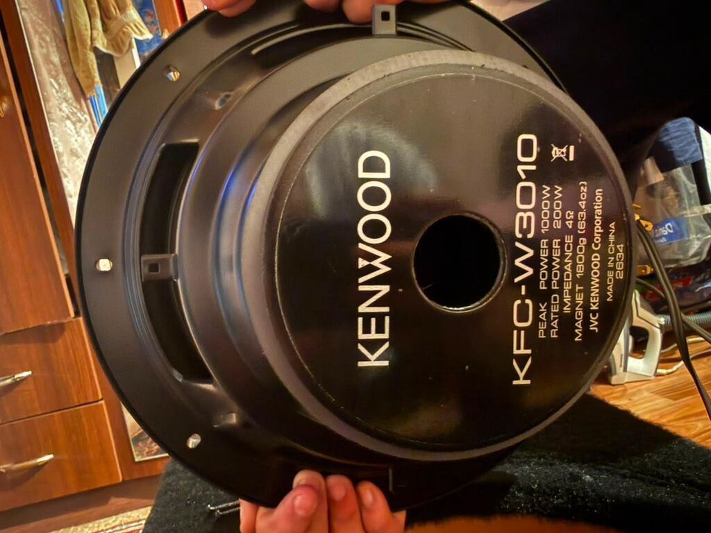 Avtomobil üçün səs sistemi komplekti - Subwoofer: Kenwood KFC-W3010 — Elektronika, Bakı (3)
