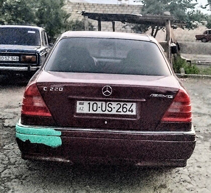 Mercedes C 200, 2.0 L, 1994 il, 323 232 km — Avtomobillər, Gəncə (2)