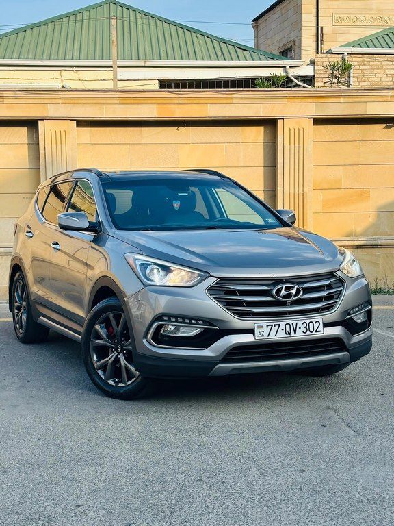 Hyundai Santa Fe, 2.0 L, 2017 il, 136 000 km — Avtomobillər, Bakı (2)