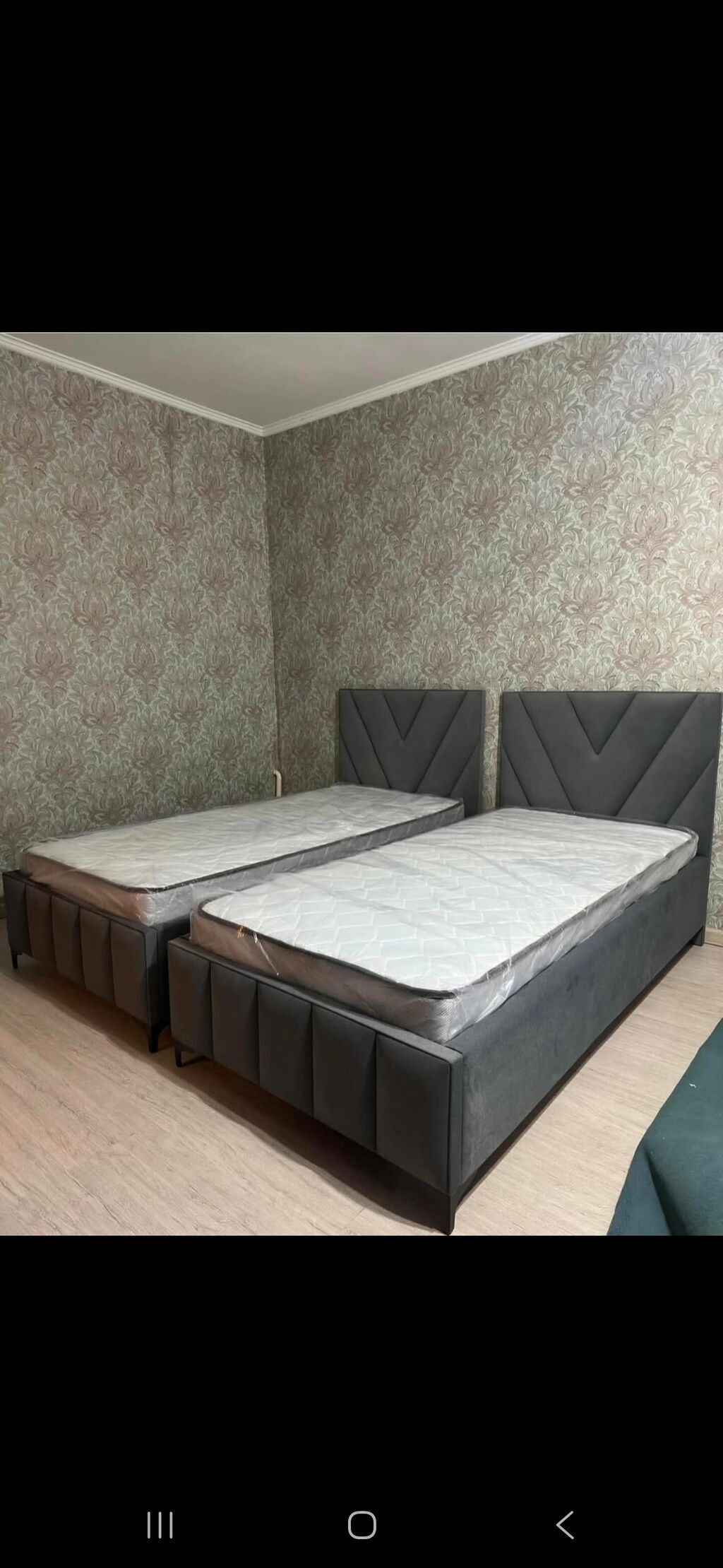 Oğlan və qız üçün, Yeni, 2 təknəfərlik çarpayı, 2 tumba — Mebel, Digah (5)