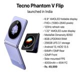 Tecno Phantom V Flip2 Travertine Green 256GB/8GB — Smartfonlar