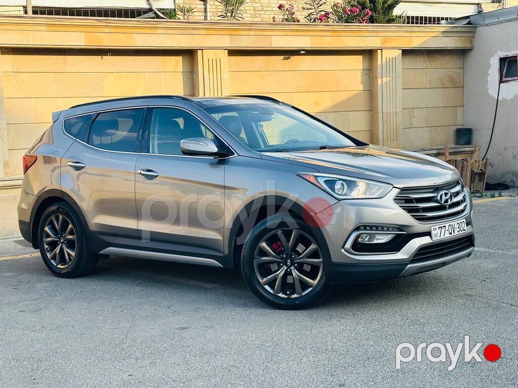 Hyundai Santa Fe, 2.0 L, 2017 il, 136 000 km — Avtomobillər, Bakı (4)
