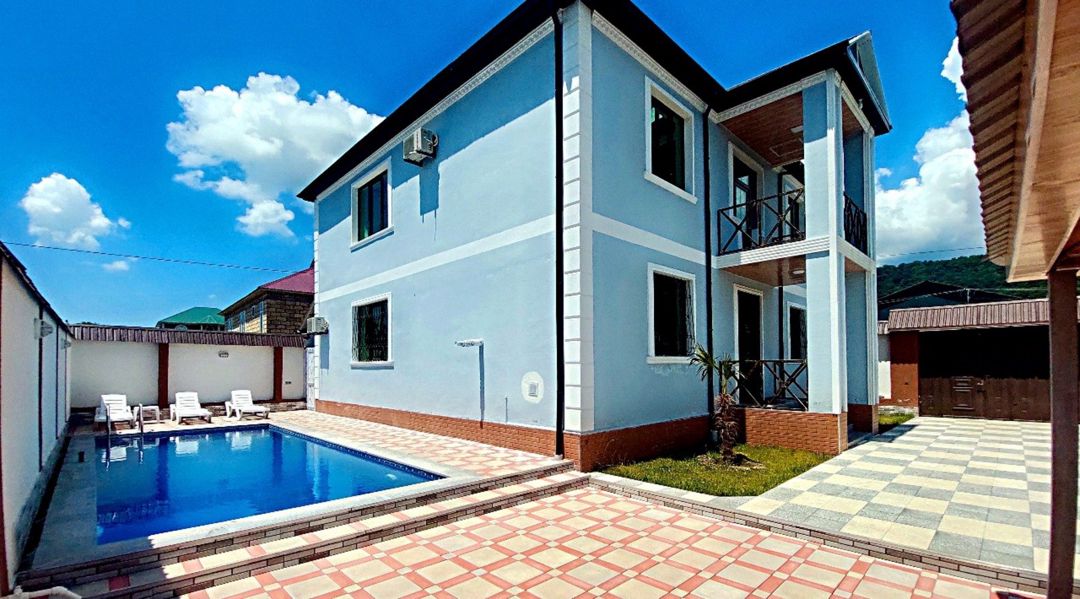 İcarəyə verilir 5 otaqlı həyət evi/bağ evi 200 m² — Ev, villa, Qəbələ (2)