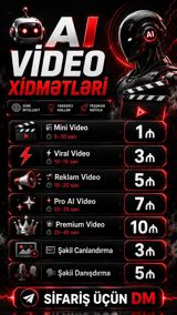 AI video xidmətləri Süni intellektlə yaradılmış, yaradıcı həllər və — Xidmətlər