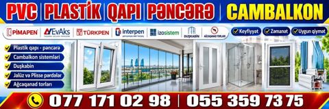 PVC plastik qapı-pəncərə və cam balkon xidməti Təklif olunan işlər: - — Bakı