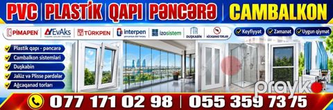 PVC plastik qapı-pəncərə və cam balkon xidməti Təklif olunan işlər: - — Bakı