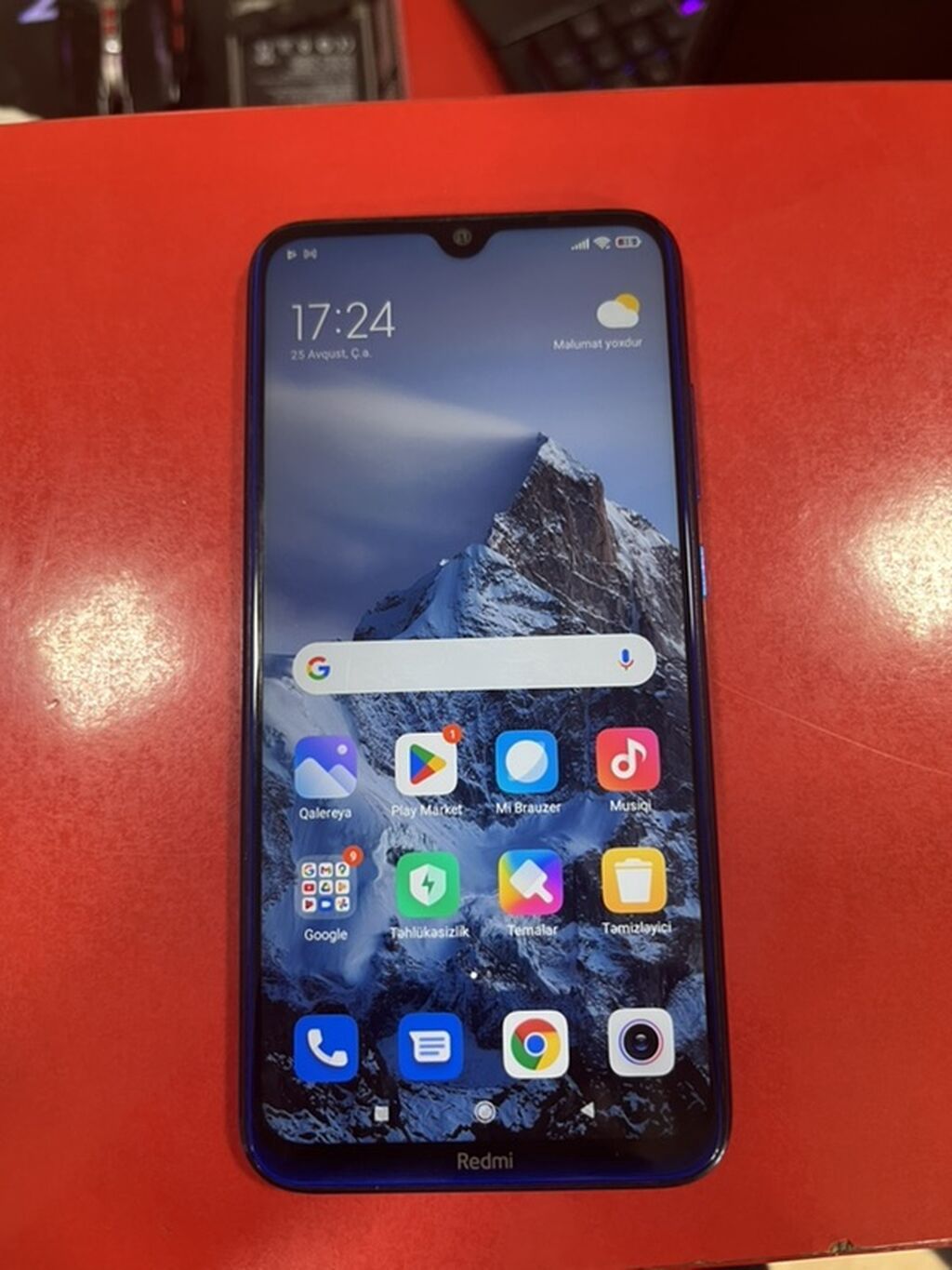Redmi smartfon - Rəng: mavi gövdə - Arxa kamera: 48MP AI əsas modul + — Elektronika, Xırdalan (4)