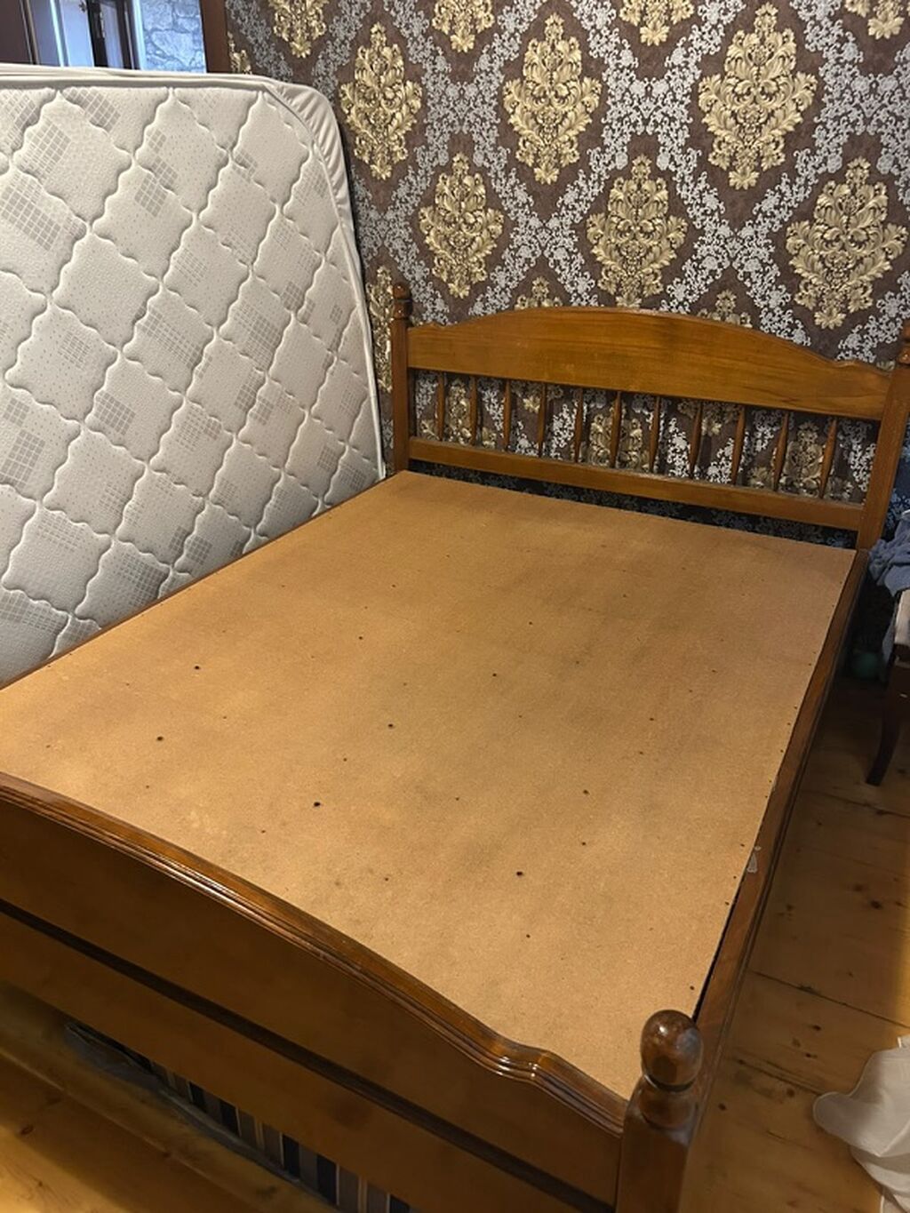 Mebel dəsti 1) Yumşaq mebel - Rəng: bej - Material: yumşaq məxməri — Mebel, Masazır (5)