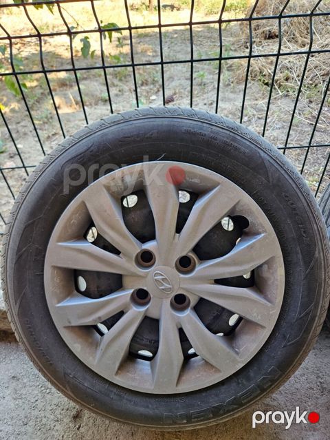 Hyundai üçün orijinal təkər komplekti - Disk: polad disk, çox deşikli