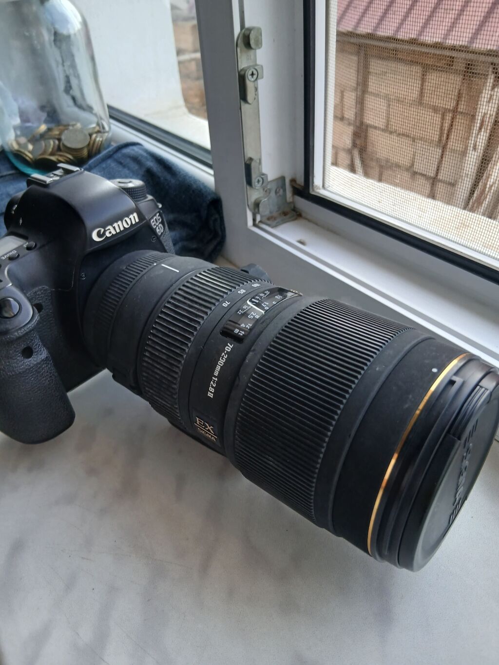 Sigma 70-200mm f/2.8 EX DG tele-zoom obyektiv Canon 6D - Fokus — Elektronika, Gəncə (3)
