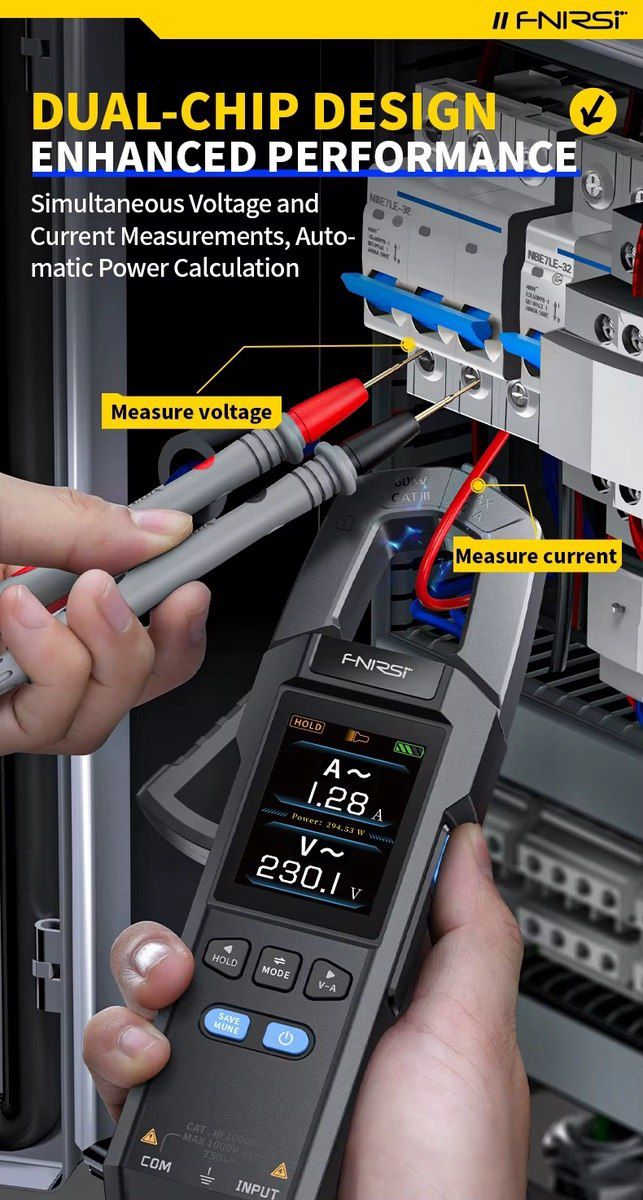 Clampmeter FNIRSI DMC-100 — Təmir və inşaat, Bakı (4)