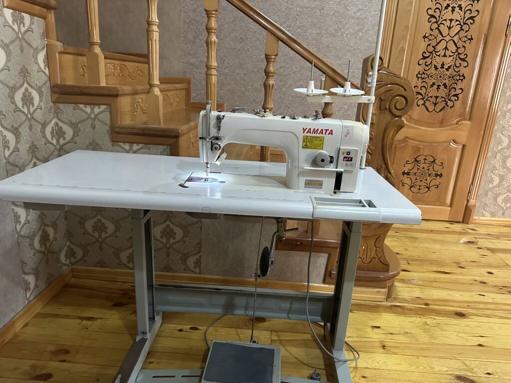Tikiş avadanlıqları paketi 1) Yamata sənaye düz tikiş maşını – 320 — Elektronika, Masazır (4)
