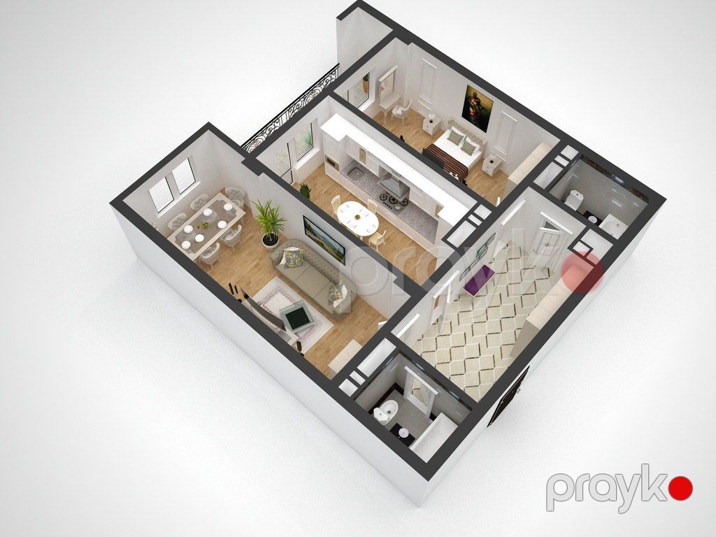 Satılır 3 otaqlı yeni tikili 105 m² — Mənzil, Bakı (7)
