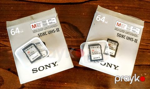 Sony SDXC UHS-II M Series 64 GB yaddaş kartları (2 ədəd) — Bakı