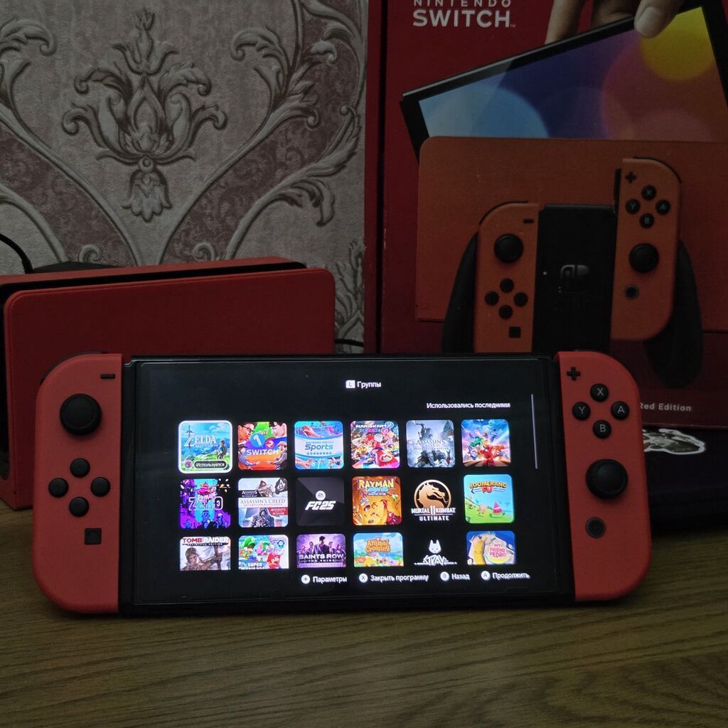 Продаю Nintendo Switch OLED Mario Red Edition в идеальном состоянии 🎮 — Elektronika, Bakı (2)