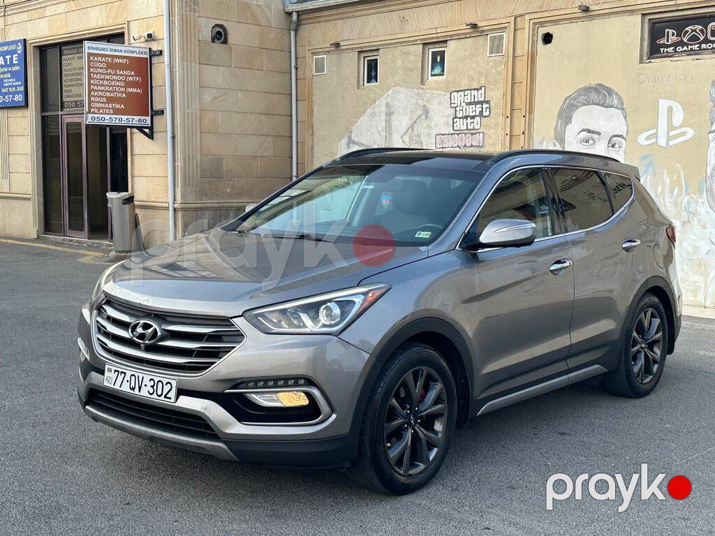 Hyundai Santa Fe, 2.0 L, 2017 il, 136 000 km — Avtomobillər, Bakı (11)