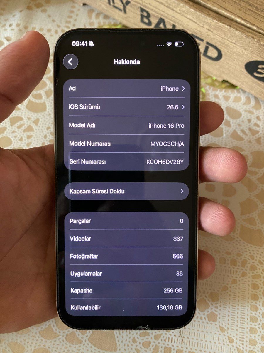 Apple iPhone 16 Pro Natural Titanium 256GB/8GB — Smartfonlar, Bakı
